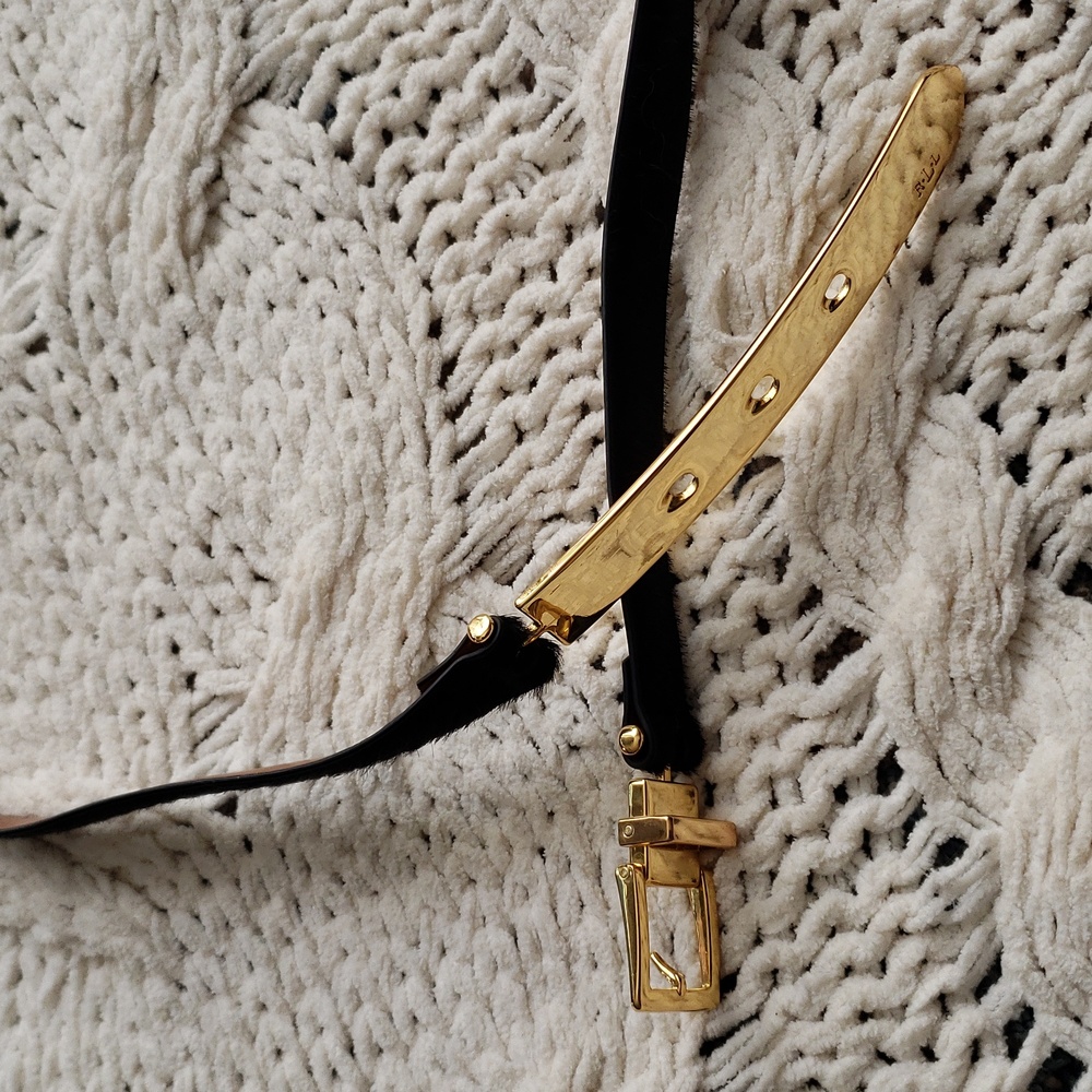 Ralph Lauren women's belt S black excellent condition